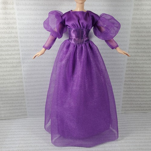 VESTIDO DE NOCHE C~ SE ADAPTA A 10.5" PEQUEÑO HECHO PARA MOVER MUÑECA SIRENITA VANESSA - Imagen 4 de 10