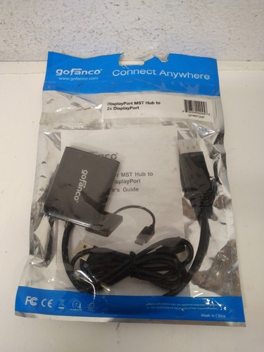 gofanco Mini DisplayPort MST Hub to 2x HDMI Multi Monitor Adapter/Splitter MST - Picture 4 of 4