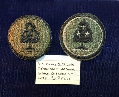 US ARNY TENNESSEE, NATIONAL GUARD PATCHES SUBDUED SSI X2 PC LOT 11 - Picture 3 of 3