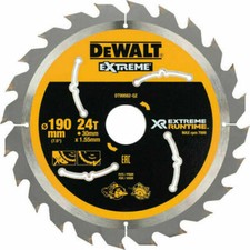 DeWalt DT99562-QZ XR Extreme Circular Saw Blade 190 x 30mm 24T