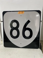Road Traffic Street Sign Authentic Virginia Route 86 24x24 LOT 5-15