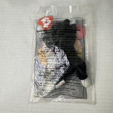 McDonalds Ty Teenie Beanie Baby Zip The Black Cat-Error- 1993 Tag /1998 Package