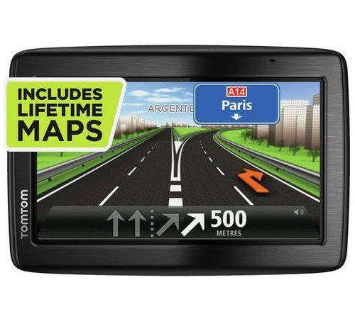 TOMTOM Via 135 GPS Sat Nav 5" With UK  ROI & Full Europe Free Lifetime Maps - Picture 1 of 4