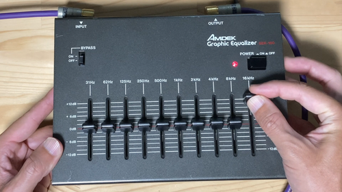 AMDEK − Graphic Equalizer − GEK-100 made in japan - Video 1 of 1