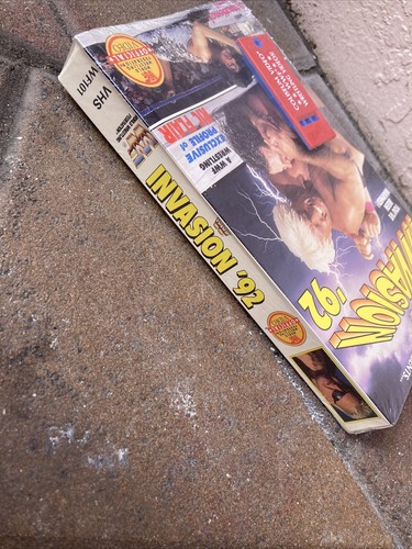 WWF Invasion 92 VHS 1992 Ric Flair vs Bret Hart Coliseum SEALED NEW HULK HOGAN - Picture 9 of 12