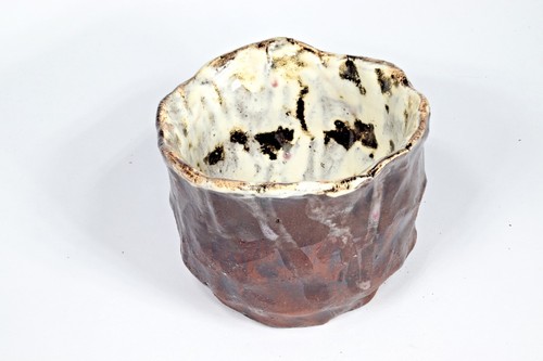 Tea Bowl ceramic stoneware Gletscher Unikat sign Prof em A Loeschner-Gornau BW11 - Picture 2 of 9