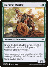 ELDERLEAF MENTOR x4 mtg NM-M Kaldheim 4 Common