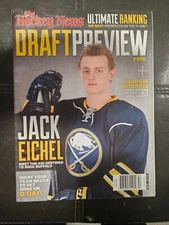 2015 Hockey News Draft Preview Magazine with 71 Autographs. McDavid JSA Letter