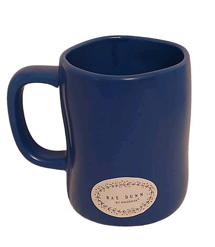 NEW Rae Dunn By Magenta OY VEY Hannukah Jewish Yiddish Mug Blue White Letters  - Picture 4 of 6