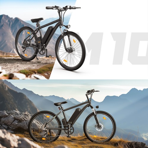 26inch Electric Bike Adults 500W 48V Mountain City E-Bike W/ Smart LCD Commuter - Picture 2 of 14