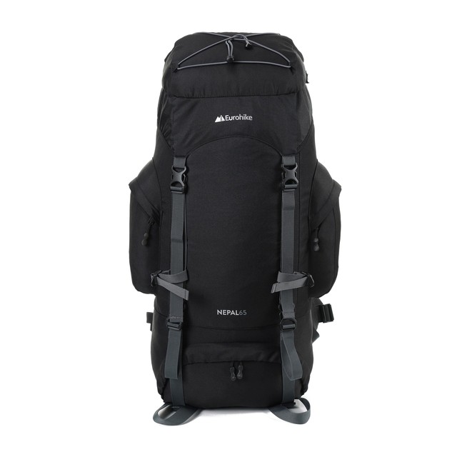 Eurohike Nepal 65L Walking Rucksack Hiking Backpack Camping Accessories Black Eurohike Nepal 65L Walking Rucksack Hiking Backpack Camping Accessories Black