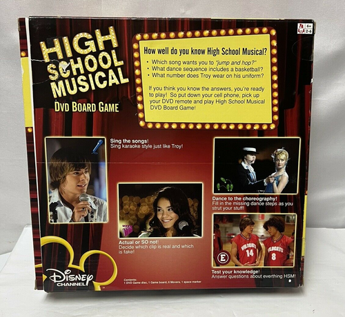 Mattel Disney Channel's High School Musical DVD Board Game EUC! - Picture 7 of 7