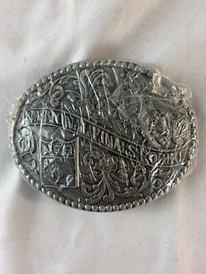 PRCA NATIONAL FINALS RODEO BELT BUCKLE LAS VEGAS LIMITED EDIT. 1992 34TH ANNIV