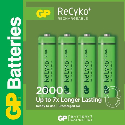 GP ReCyko AKKU NiMH AA R6 Mignon AAA Micro C Baby R14 D Mono R20 9V-Block - Bild 9 von 17