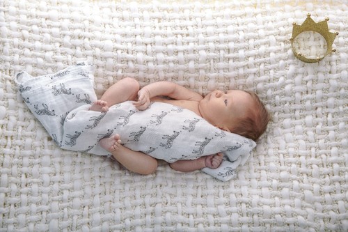 Baby Swaddle Blanket Organic Cotton Bamboo Muslin Infant Soft Adam Elsa Boy Girl - Picture 21 of 83