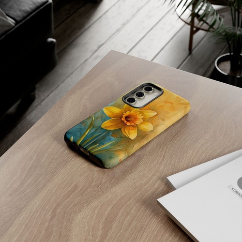 Yellow Daffodil Flower Phone Case for iPhone, Samsung Galaxy, Pixel - 第 112/139 張圖片