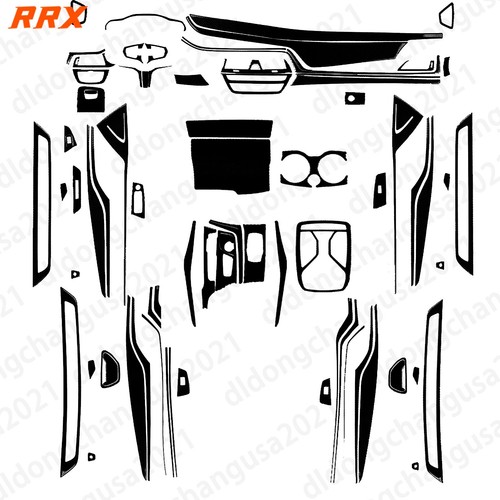 85Pcs Glossy Piano Black Full Interior Trim Kits For BMW 5 Series G30 2017-2023 - Bild 1 von 6