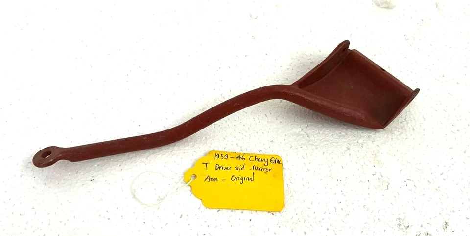 Brazo espejo lado del conductor usado original 1939-1946 camioneta Chevy GMC #LH599013 Foto 3 de 4