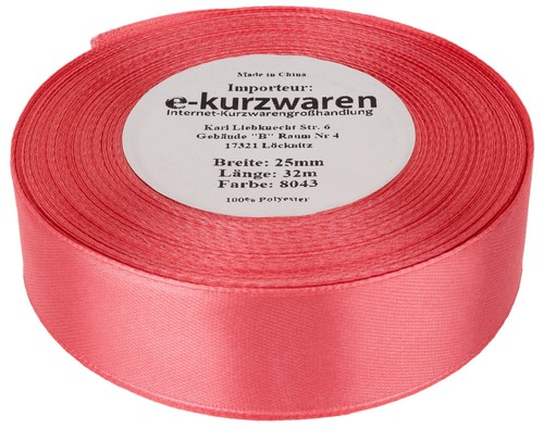 84 Farben Satinband 12mm / 32m 0,034€/m SCHLEIFENBAND Dekoband Geschenkband - Bild 30 von 85