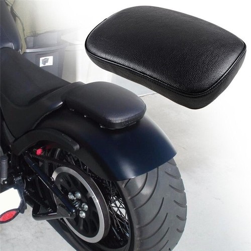 Rear Pillion Passenger Pad Seat 6/8 Suction Cup For Harley Bobber Chopper Custom - Picture 3 of 15