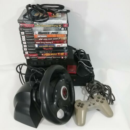 ps2セット！ Sony PlayStation 2 Vintage 1990's 9 Game BUNDLE In GREAT