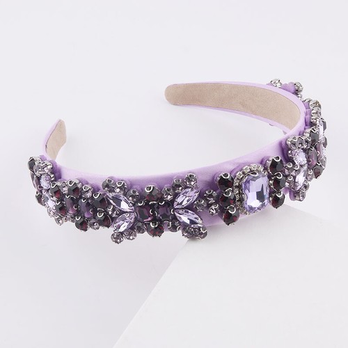 Lady Baroque Crystal Embellished Headband Jewelled Hairband Hair Accessories - Picture 5 of 29