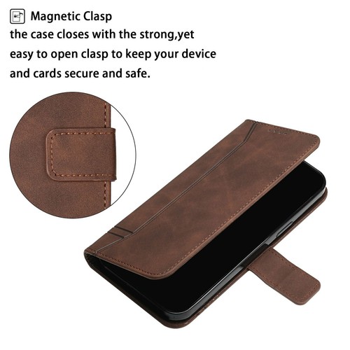 Case for Huawei P50 P40 P30 Pro P10 P30 PU Leather Flip Wallet Stand Phone Cover - Picture 4 of 17