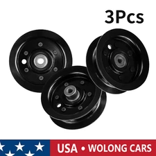 3X Flat Idler Pulley for TimeCutter Z5020 ZS5000TF SS5035 SS5060 1062175 1329420