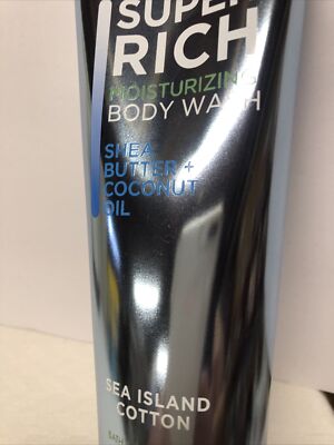 Bath & Body Works SUPER RICH MOISTURIZING BODY WASH COCONUT SEA ISLAND 10oz NWT