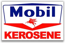 (MOBI-STA-1) 12" MOBIL KEROSENE GAS PUMP LUBSTER DECAL 