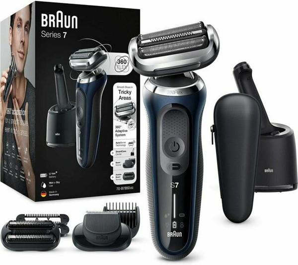 Braun Series 7 Men's Electric Shaver with Beard & Stubble Beard Trimmer