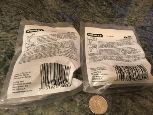 2 pieces stanley hand rail brackets Antique brass finish 81-9058 wood hand rail - Picture 6 of 6
