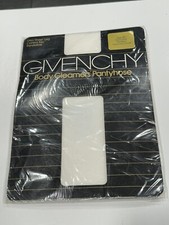 Vintage 80s Givenchy Body Gleamers Control Top Ultra Sheer Pantyhose Size B BB25