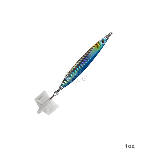 10 piezas 1 oz Colt Sniper plantilla 28 g fundición lenta jigging 3561D-DT MUSTAD gancho azul NUEVO - Imagen 3 de 8