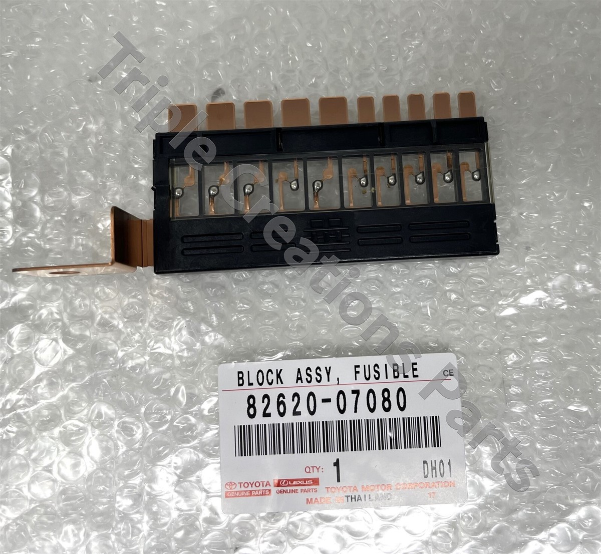TOYOTA GENUINE OEM 82620-07080 BLOCK ASSY, FUSIBLE LINK