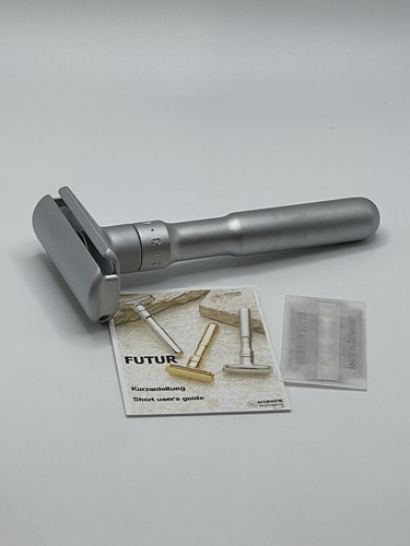 Merkur Solingen # 700 Futur Long Handle DE razor Matte Chrome