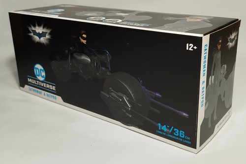 McFARLANE DC COMICS DARK KNIGHT RISES 14" BATPOD & 7" CATWOMAN FIGURE SET SEALED - Picture 14 of 24