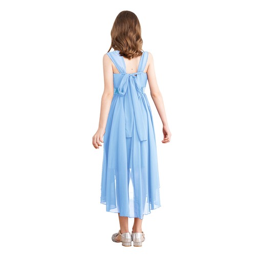 DE Freebily Mädchen Festlich Glitzer Festkleid mit Pailletten Prinzessin Kleid - Bild 21 von 71
