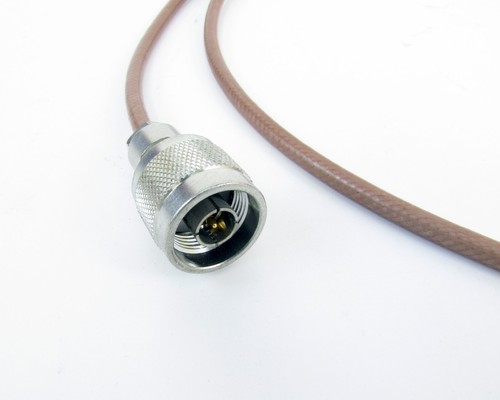 Huber + Suhner 90395001 Cable Assembly 4 Feet - N Male to N BH/F - RG400 50OHM - Picture 2 of 5