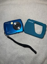 Polaroid ISO48 16 MP Digital Waterproof Camera - Teal -Tested  Working w/ Strap