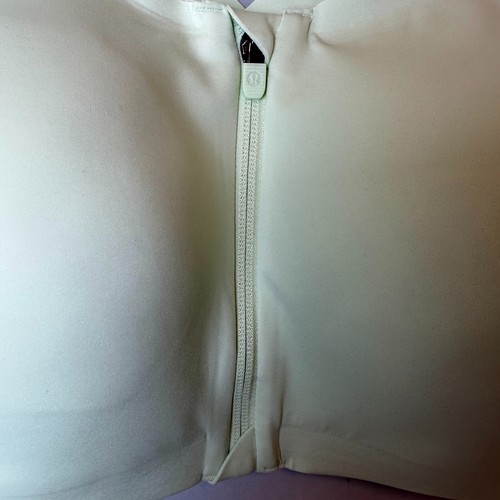Lululemon Bra Womens 32C Green Sports Enlite Front Zip High Support Running - Picture 6 of 13