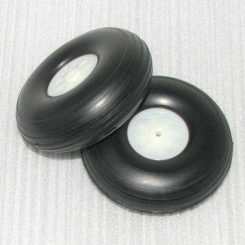 D95*Ø5*H34mm Rubber PU Wheels with Plastic Hub RC model airplane parts Freeship - Picture 4 of 10