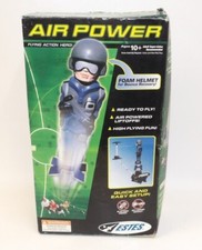 Vintage Estes Air Power Flying Action Hero with Foam Helmet in Box
