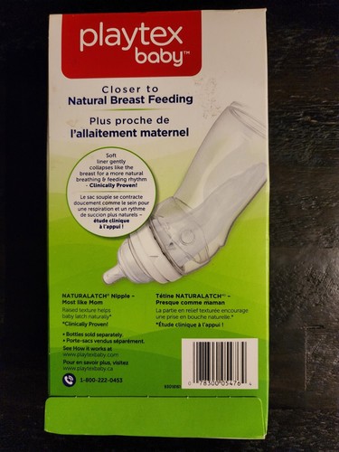 Playtex Baby Nurser Drop-Ins Bottle Liners 50ct 8-10 oz. - Picture 3 of 6