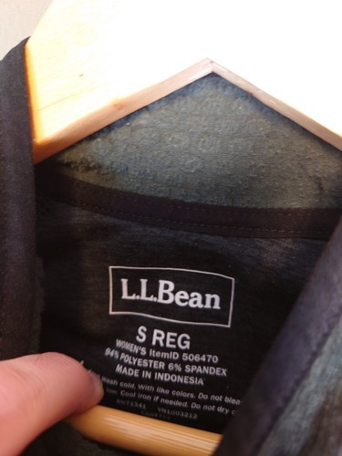 LL Bean 1/4 Quarter Zip Pullover Long Sleeve Sweatshirt Women's Size Small - Afbeelding 6 van 12