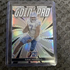 Sam Howell 2022 Leaf Metal Pro Set Goin' Pro Silver  Rookie  #GP-SH1 COMMANDERS