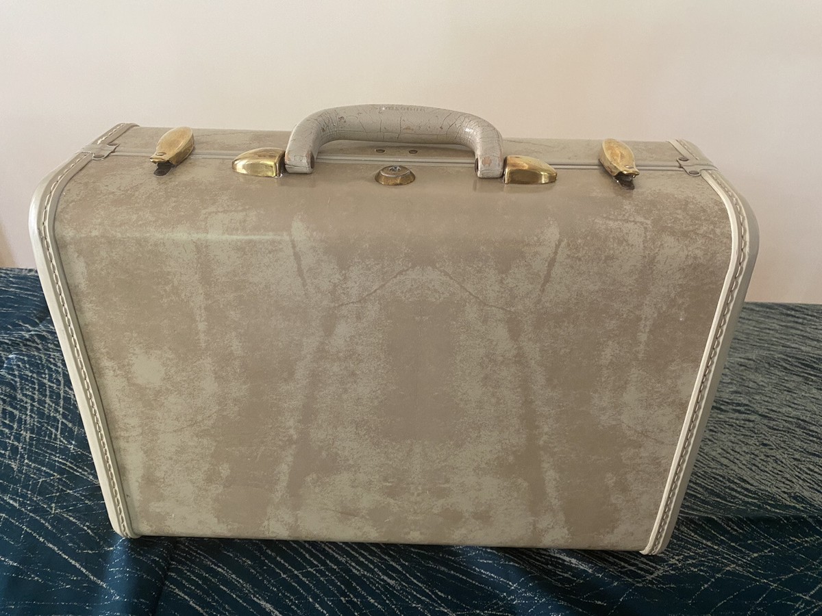 Vintage Samsonite Schwayder Bros 4915 Overnight Case Beige | eBay