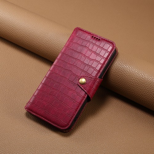 Card Slots Wallet Crocodile PU Leather Case For Samsung Galaxy S24 S23 A05S A14 - Picture 13 of 30