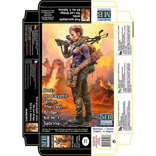 MASTER BOX MB24073 Figure Kit 1:24 Sabrina. Pоst-apocalyptic. The Last Bridge №1 - Picture 1 of 7
