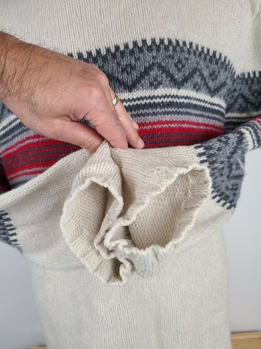AEROPOSTALE Pullover Sweater Men's XL Ski Winter Wool Blend USED - Picture 4 of 9